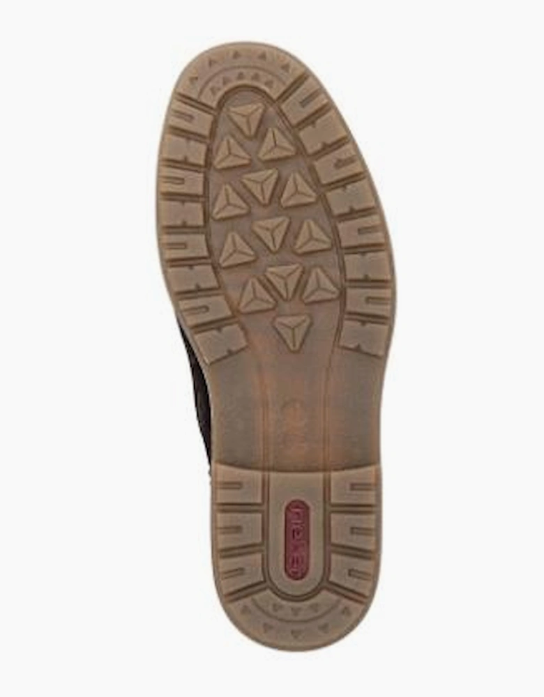 Rieker Mens Boot 33106-25 in brown suede