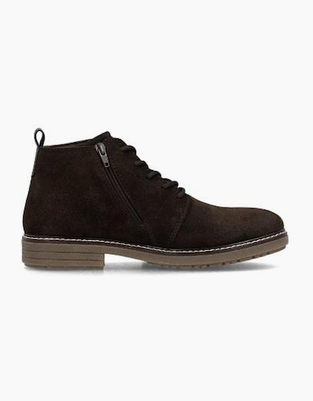 Rieker Mens Boot 33106-25 in brown suede