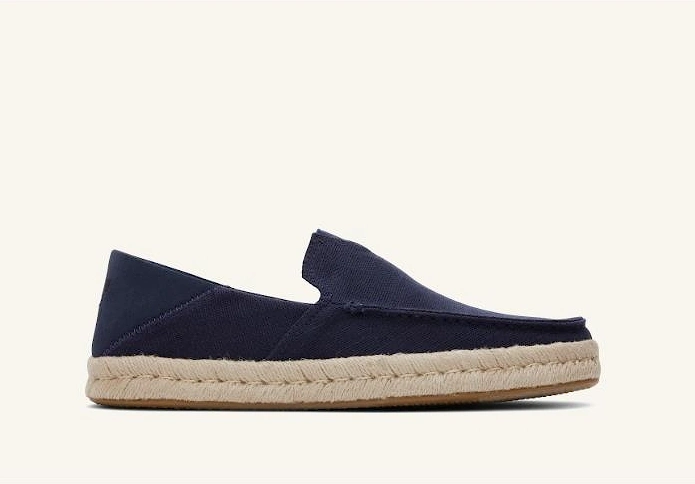 TOMS Alonso Rope loafer in Navy