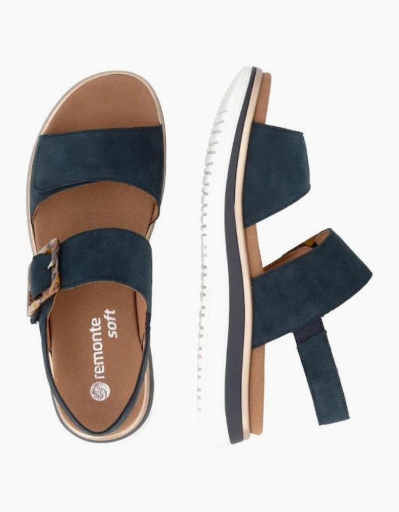 Remonte Ladies sandals D1J62-14 in Navy