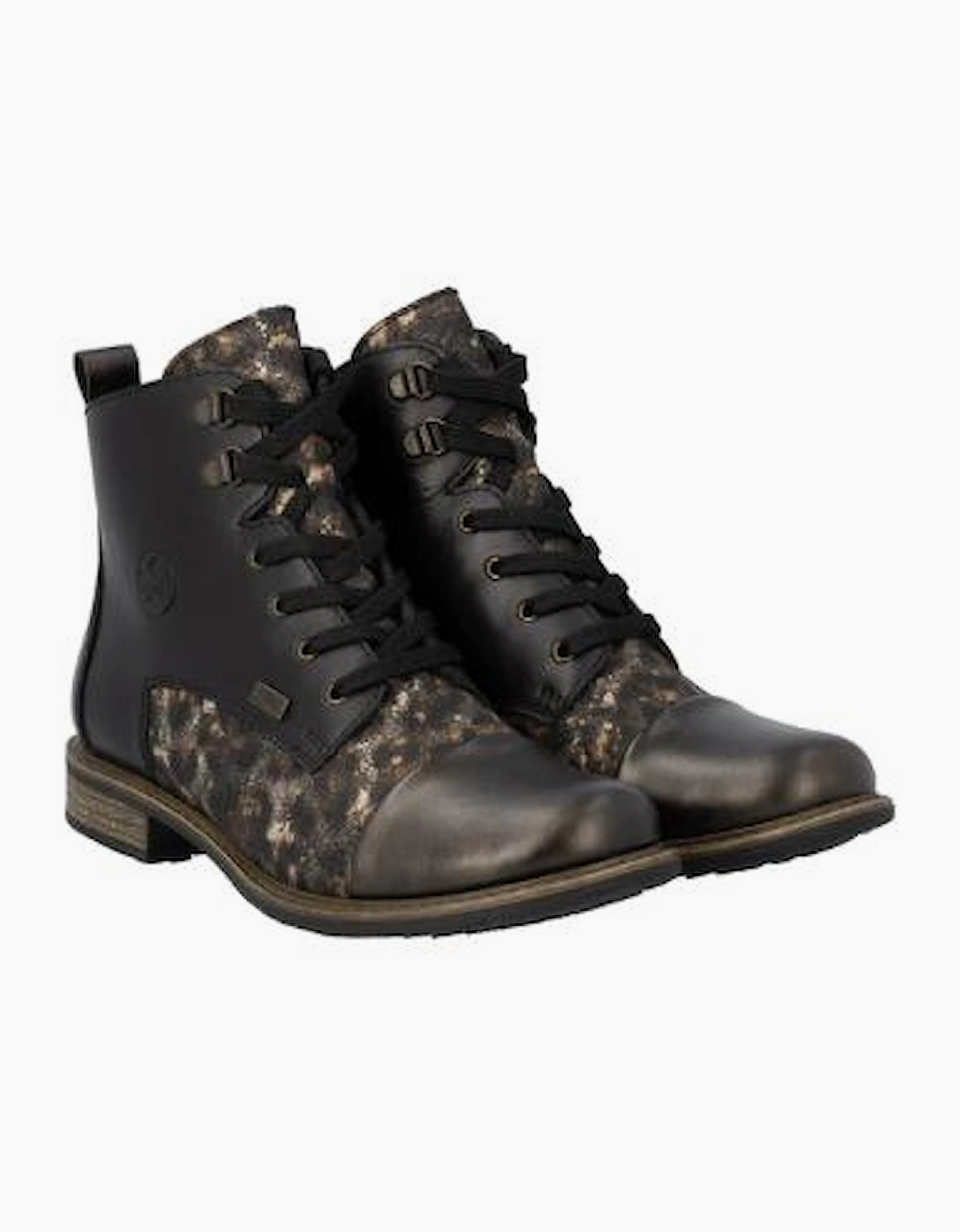 Rieker Ladies Boots 74842-00 black multi waterproof