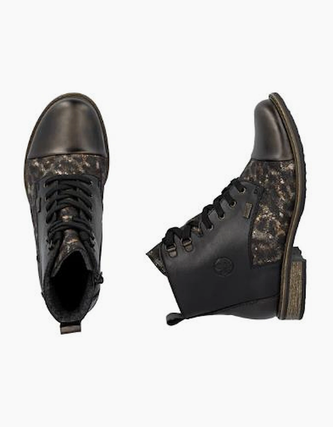 Rieker Ladies Boots 74842-00 black multi waterproof