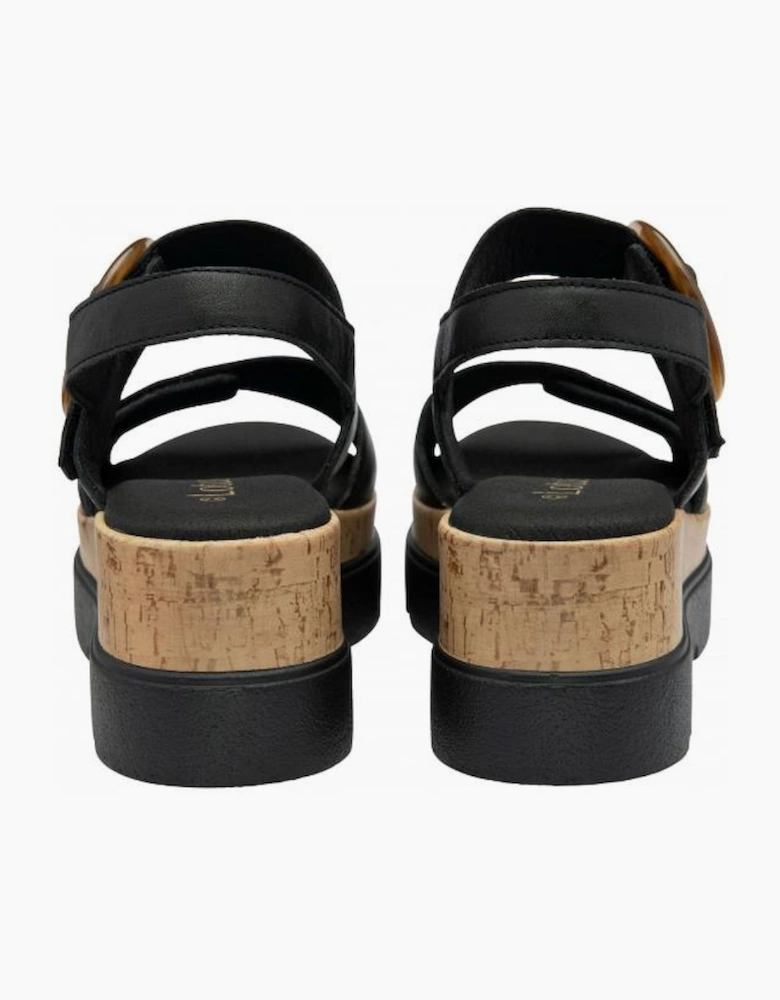 Lotus Cammie ladies sandal in black