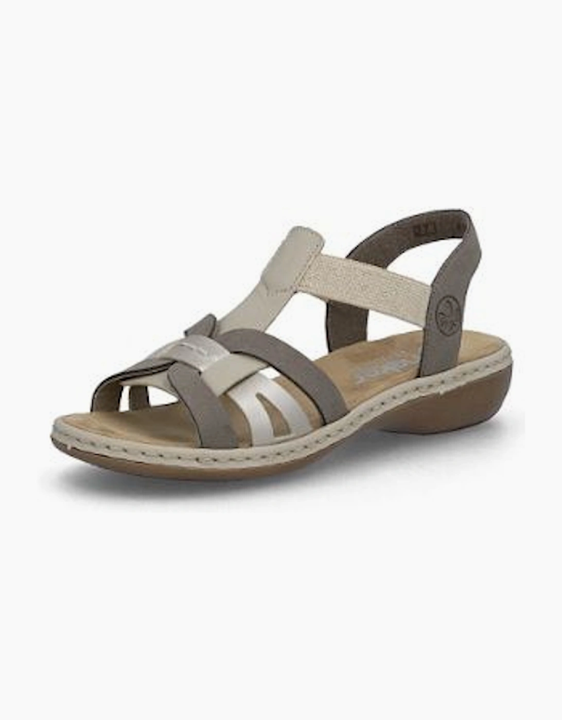 Rieker Ladies Sandals 65918-64 beige, 2 of 1