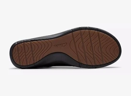 Clarks Certina Pure in Black leather