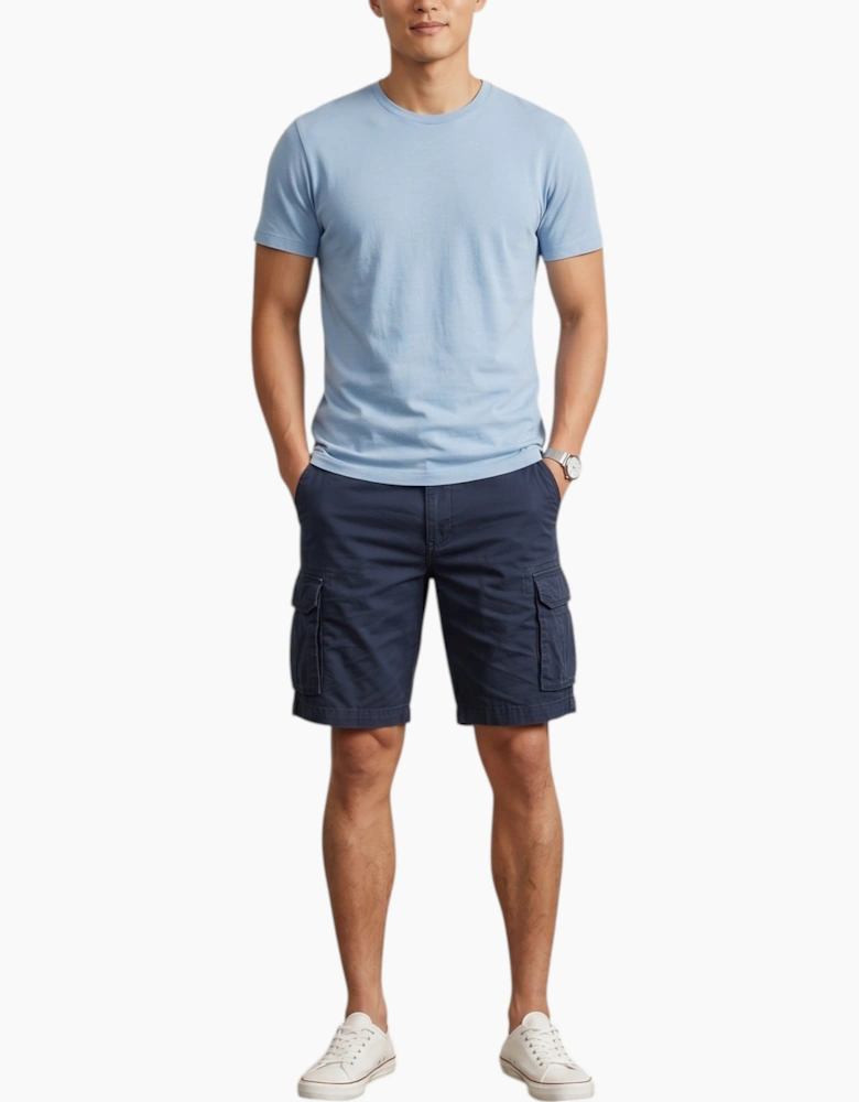 Mens Cargo Shorts Combat Multi Pocket Relaxed Fit Top