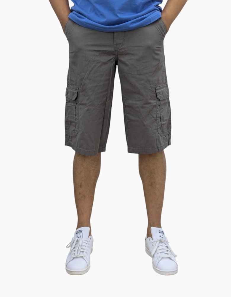 Mens Cargo Shorts Combat Multi Pocket Relaxed Fit Top