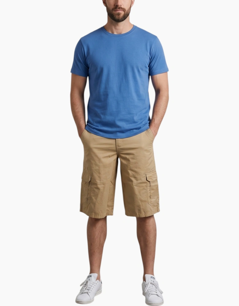 Mens Cargo Shorts Combat Multi Pocket Relaxed Fit Top