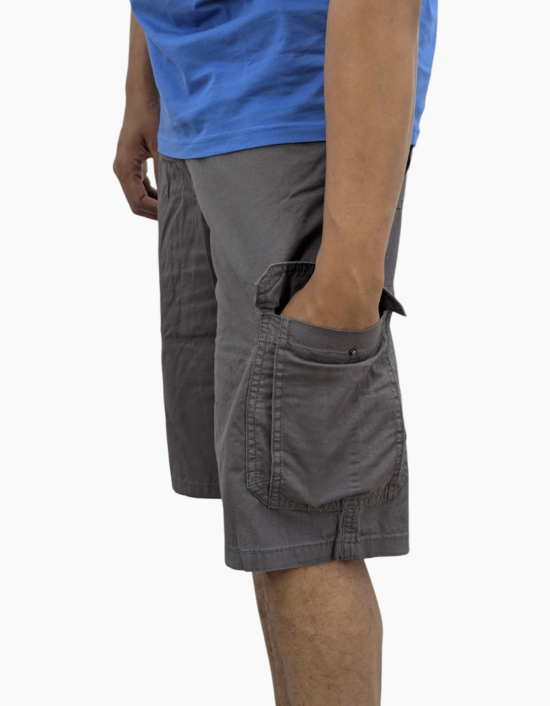 Mens Cargo Shorts Combat Multi Pocket Relaxed Fit Top