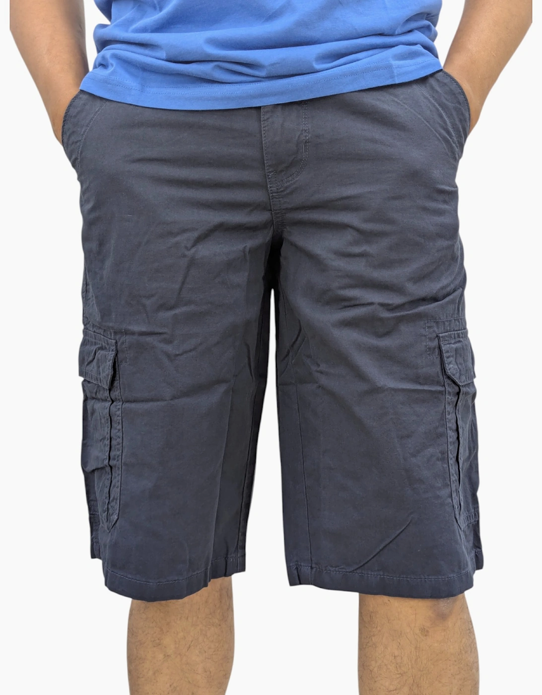 Mens Cargo Shorts Combat Multi Pocket Relaxed Fit Top