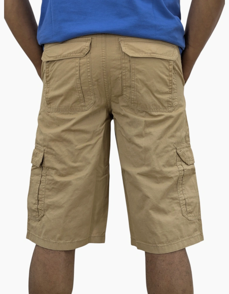 Mens Cargo Shorts Combat Multi Pocket Relaxed Fit Top