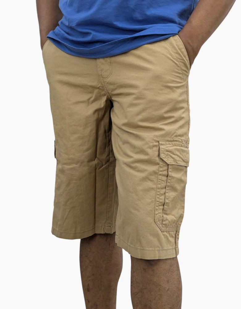 Mens Cargo Shorts Combat Multi Pocket Relaxed Fit Top