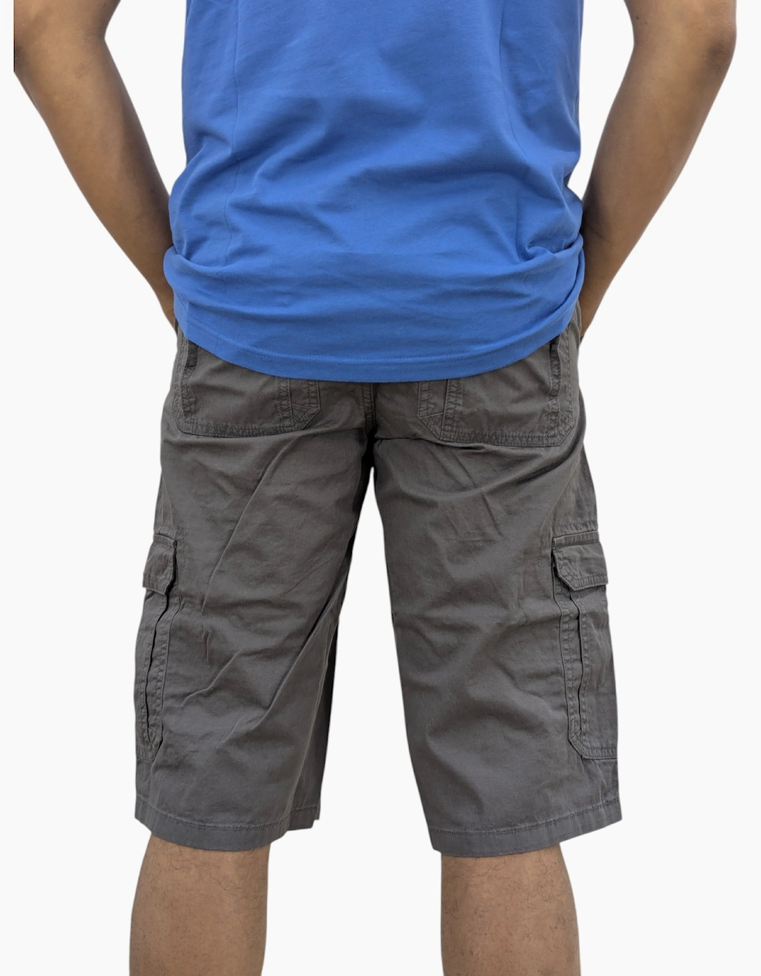 Mens Cargo Shorts Combat Multi Pocket Relaxed Fit Top