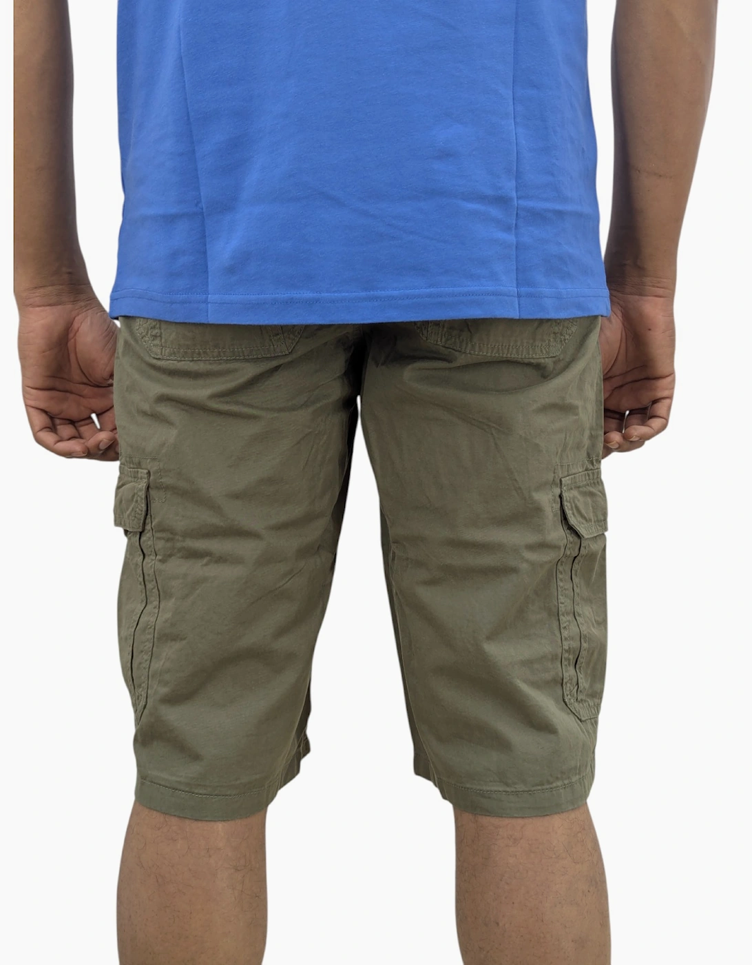 Mens Cargo Shorts Combat Multi Pocket Relaxed Fit Top