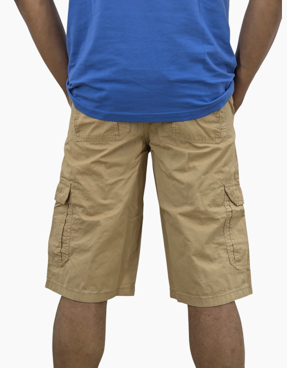 Mens Cargo Shorts Combat Multi Pocket Relaxed Fit Top