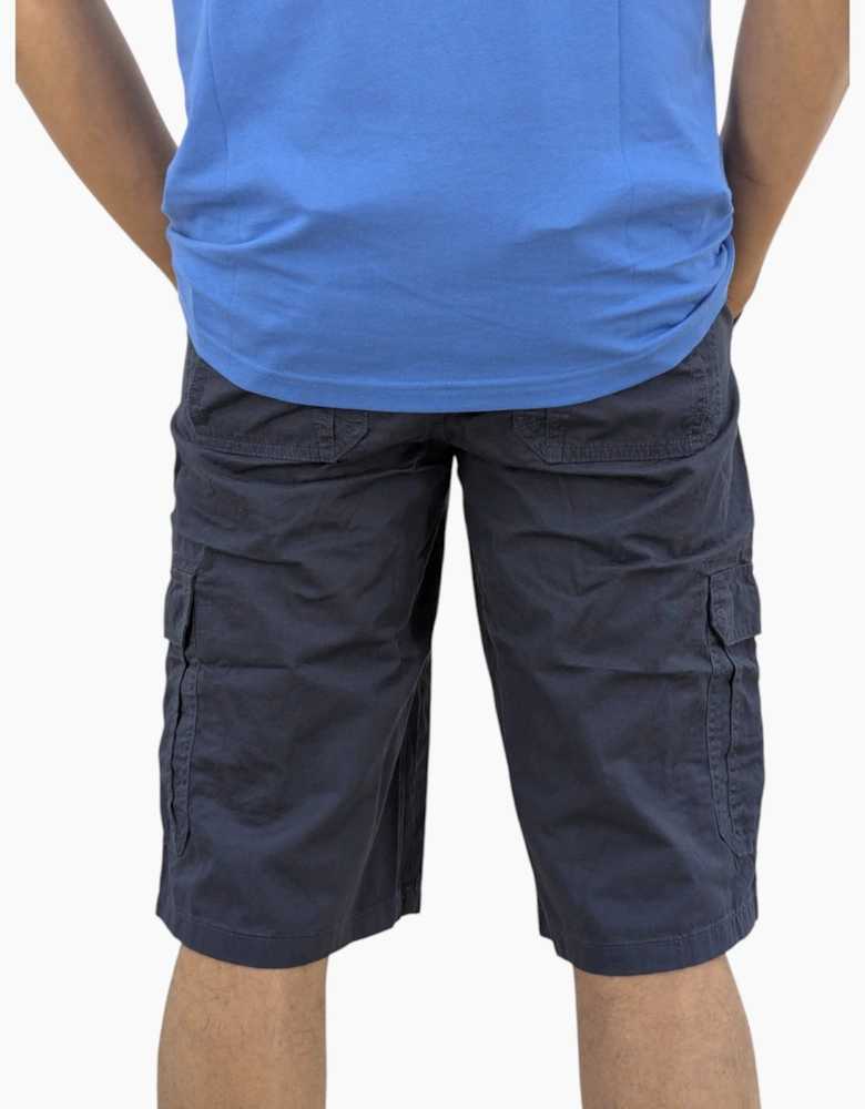 Mens Cargo Shorts Combat Multi Pocket Relaxed Fit Top