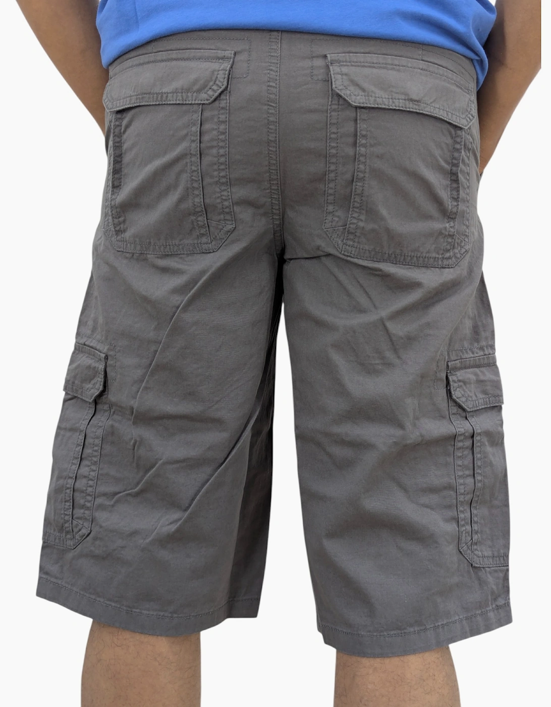 Mens Cargo Shorts Combat Multi Pocket Relaxed Fit Top