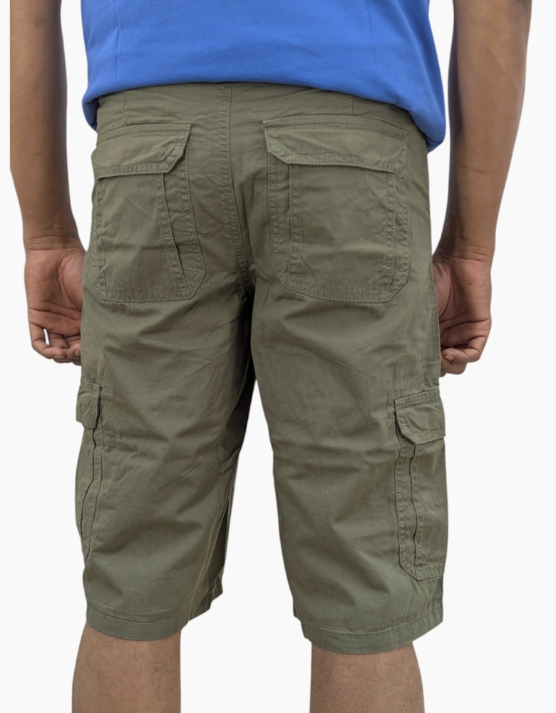 Mens Cargo Shorts Combat Multi Pocket Relaxed Fit Top