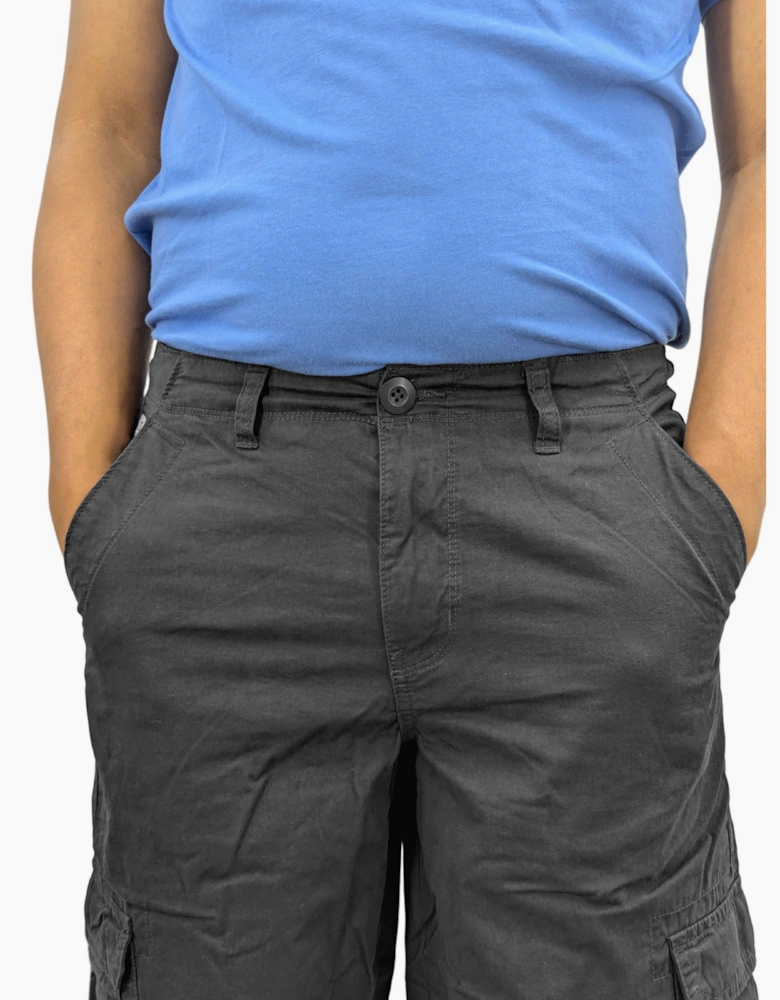 Mens Cargo Shorts Combat Multi Pocket Relaxed Fit Top