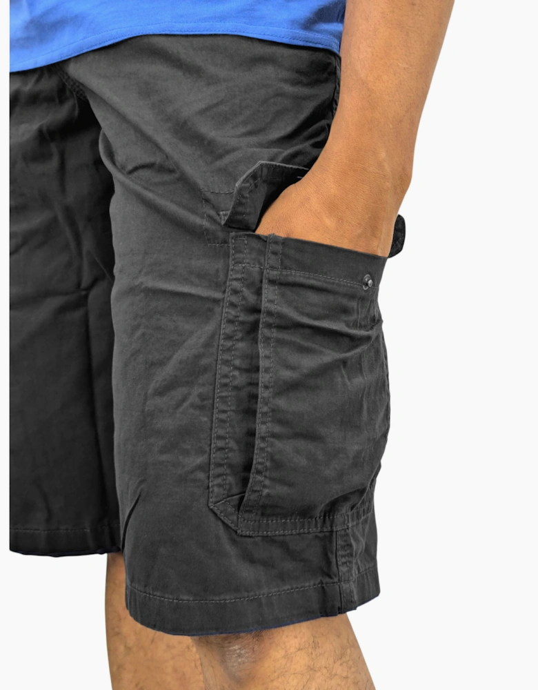 Mens Cargo Shorts Combat Multi Pocket Relaxed Fit Top