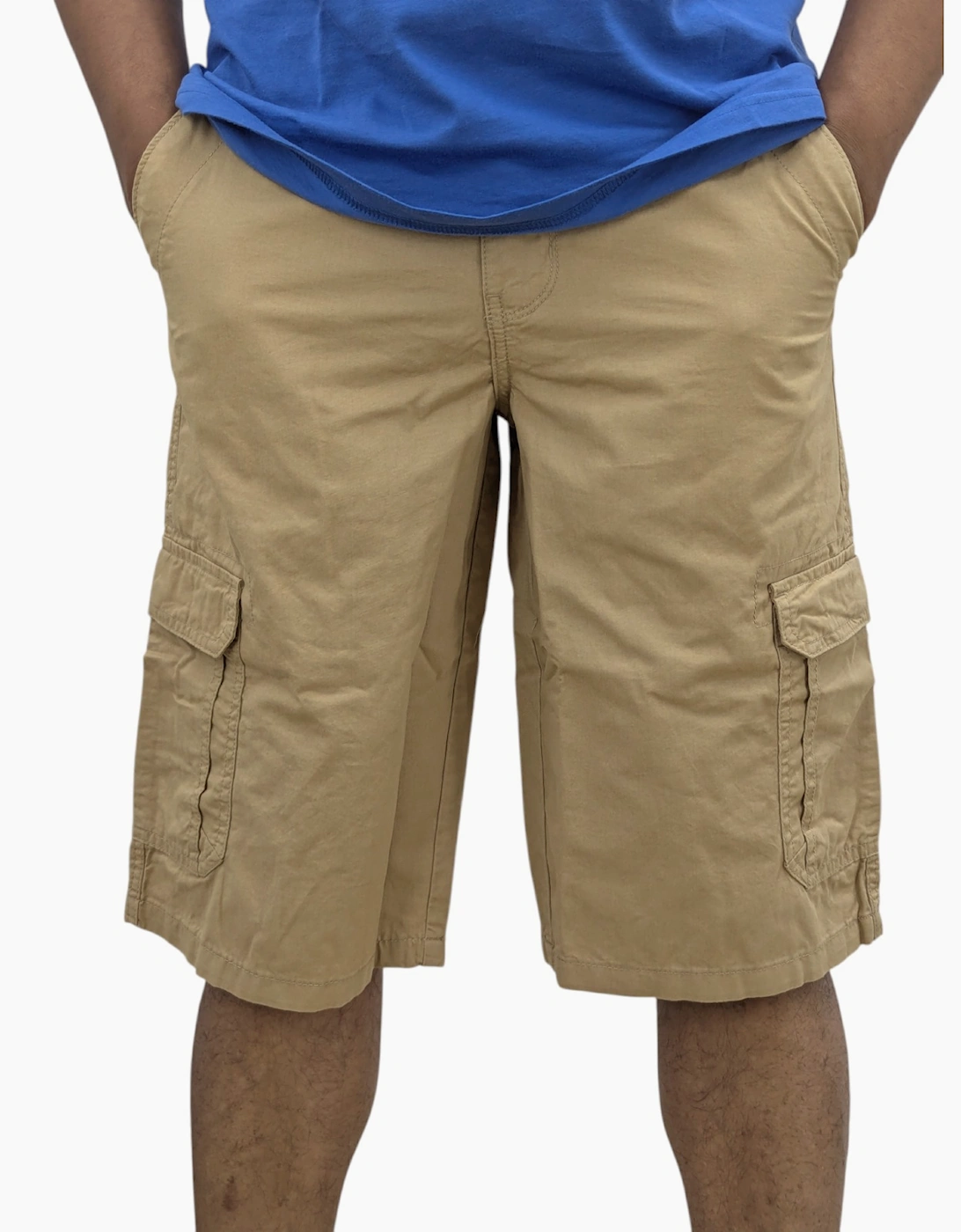 Mens Cargo Shorts Combat Multi Pocket Relaxed Fit Top