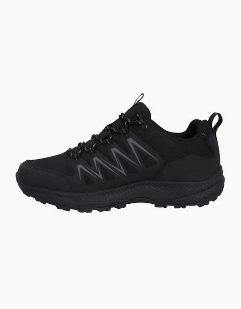 HI-TECH Stealth Low mens Waterproof walking shoe in black grey