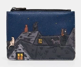 Yoshi Stargazing CAts Zip Top Purse Y1321