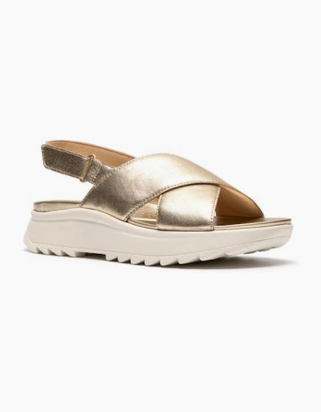 Clarks DashLite Wish in Gold leather, 2 of 1