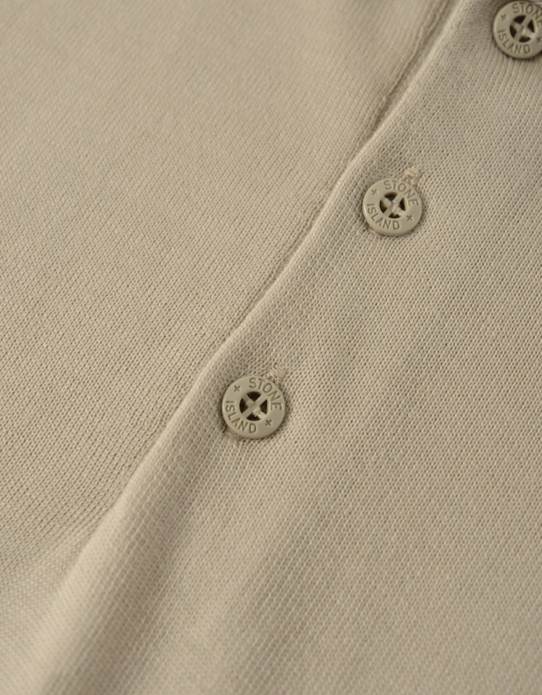 Ghost 5100076 Knitted Polo Beige