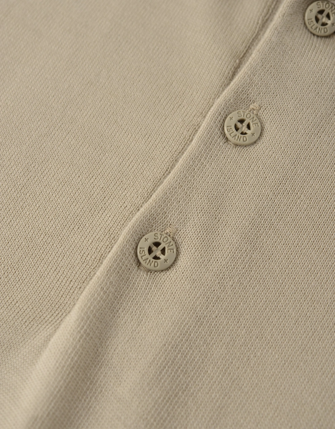 Ghost 5100076 Knitted Polo Beige