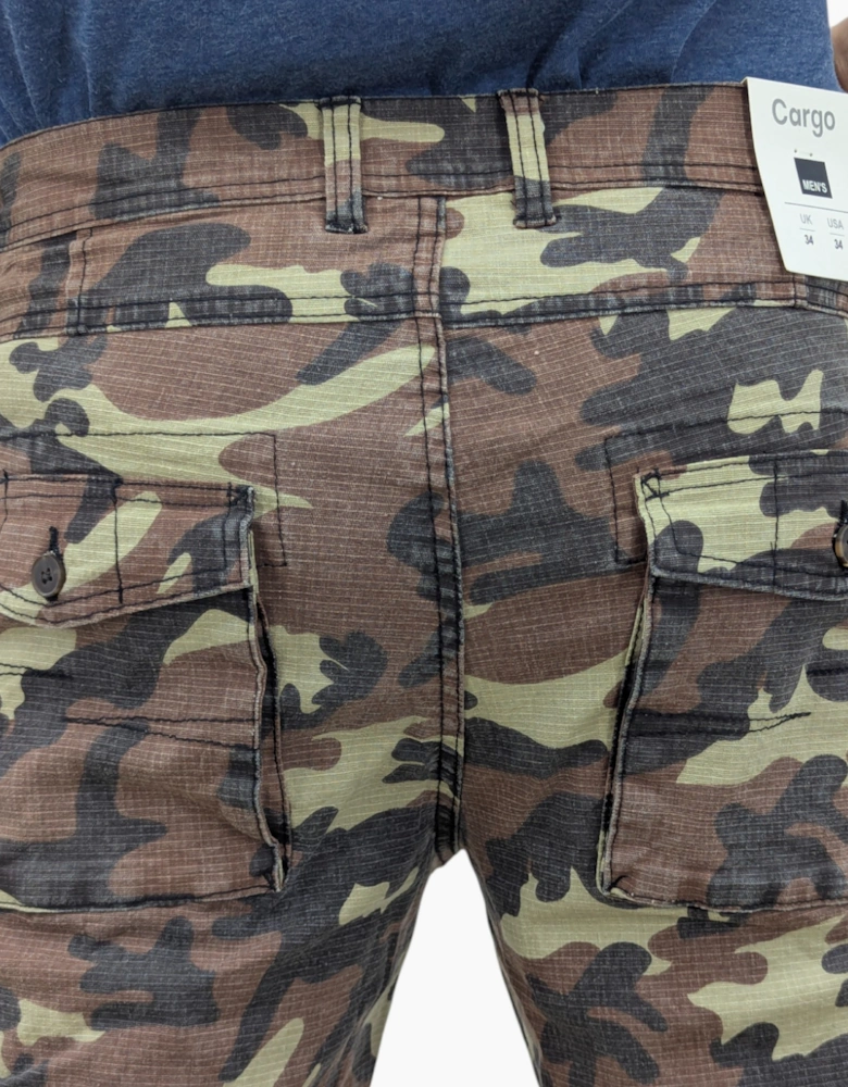 Mens Cargo Shorts Chino Pants Pocket Long Three Quarter