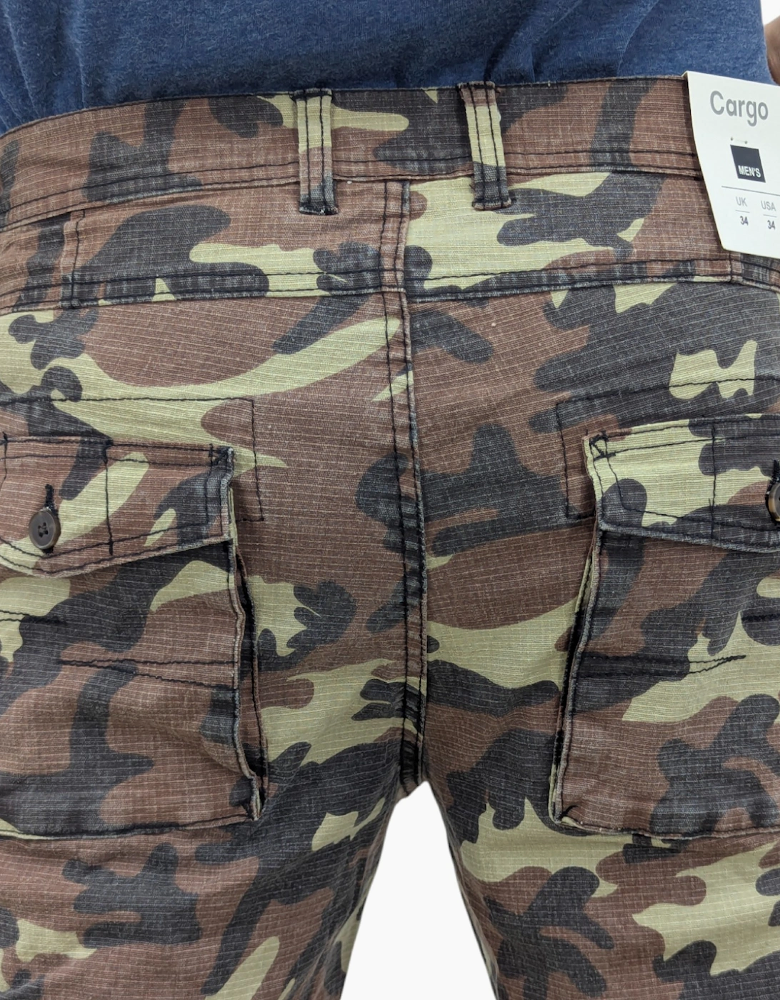 Mens Cargo Shorts Chino Pants Pocket Long Three Quarter