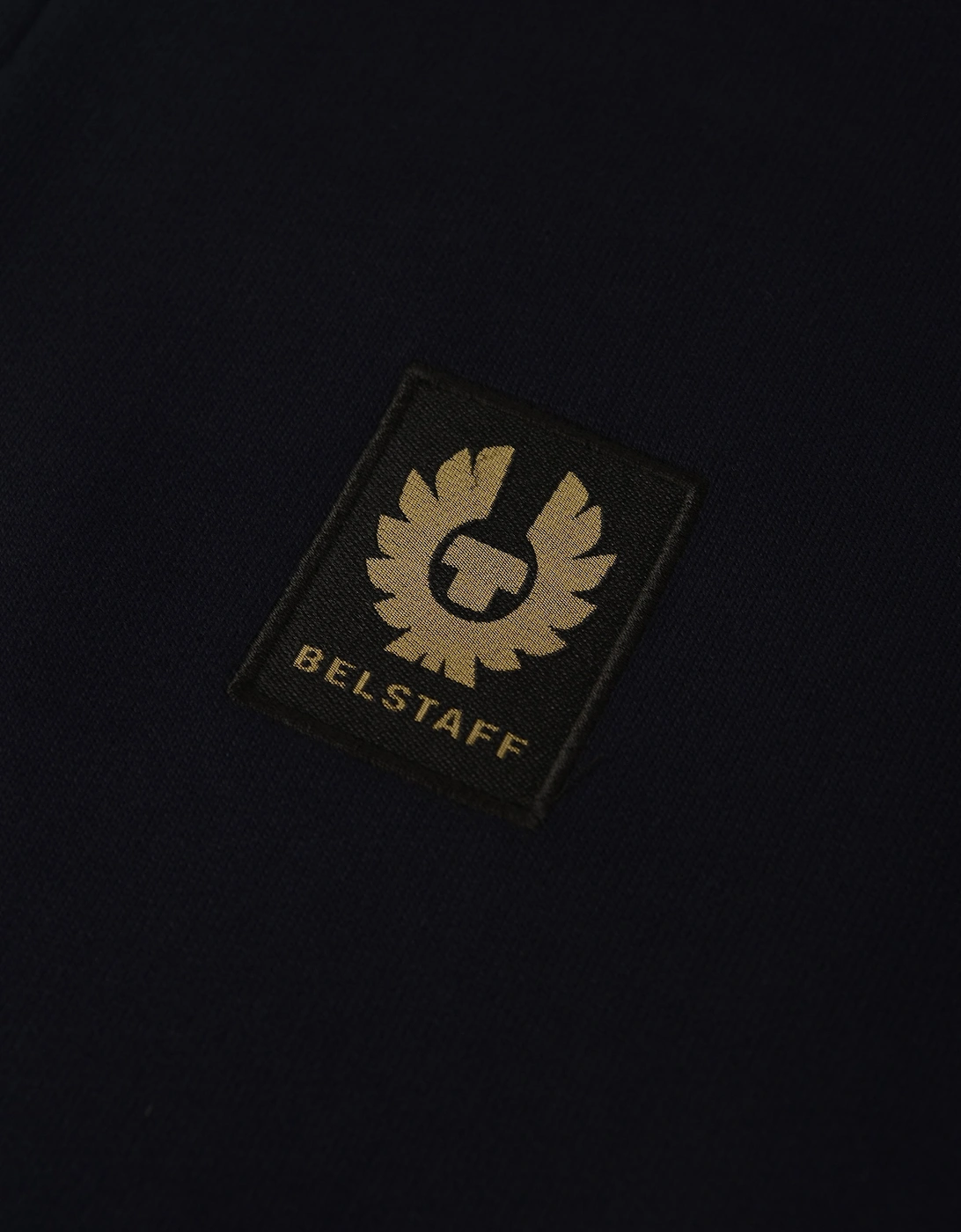 Patch Logo 1/4 Zip Sweatshirt Navy