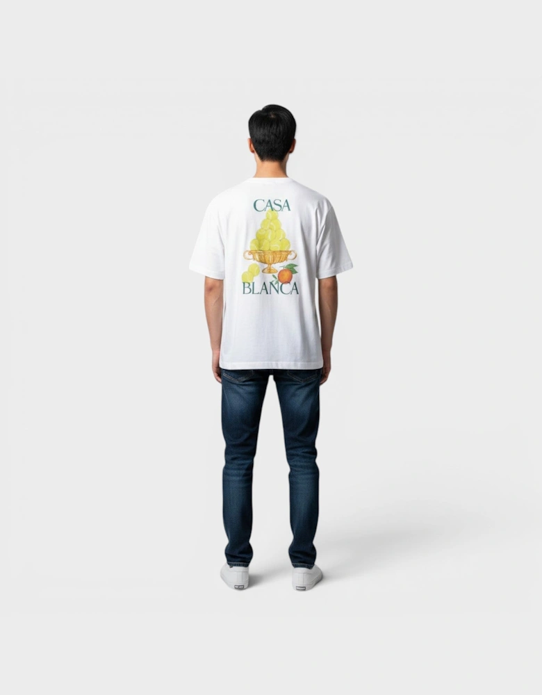 Le Triomphe De Tennis Printed T-Shirt White
