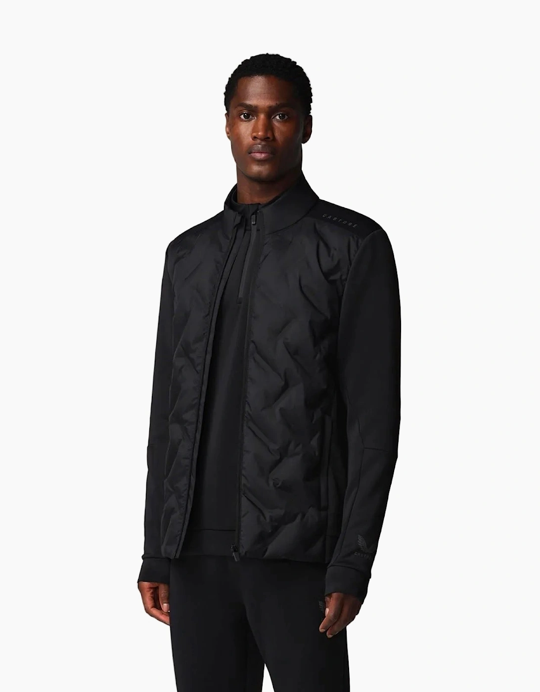 Castore Hybrid Jacket Men's Black Activewear Jackets