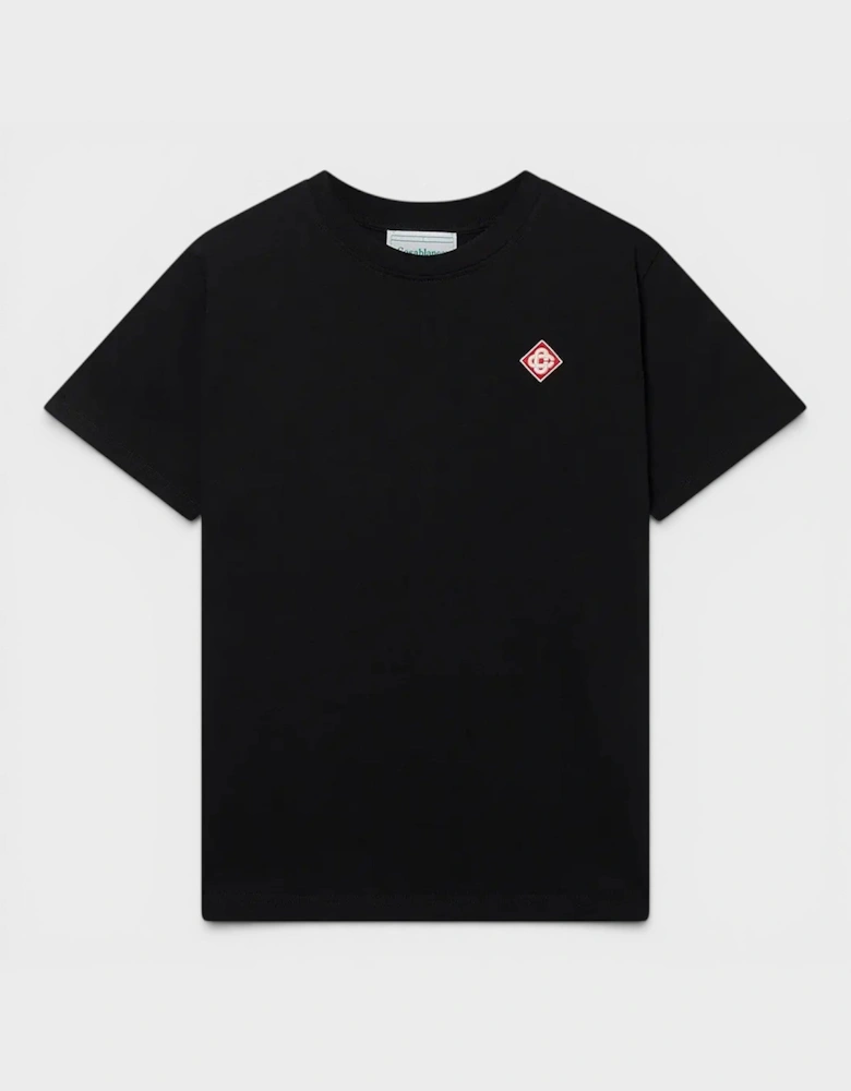 Diamond Logo Patch T-Shirt Black