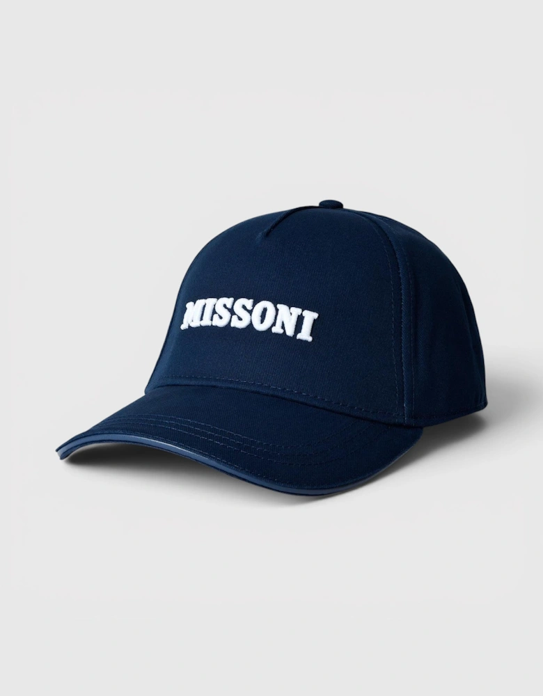Embroidered Logo Cap Navy