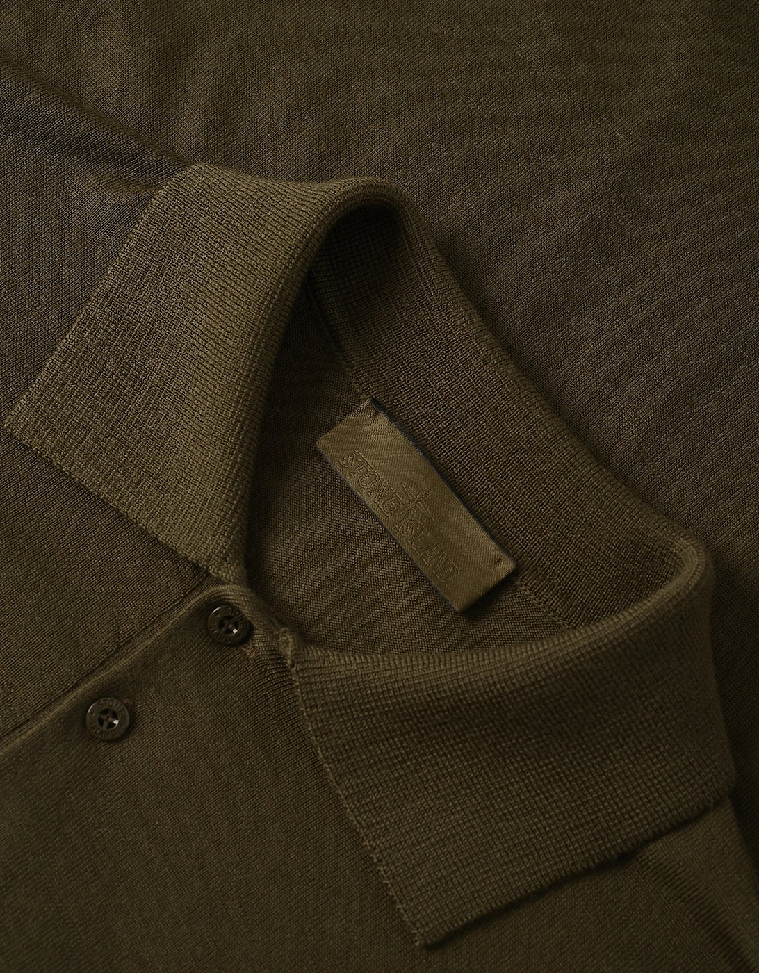 Ghost 5100076 Knitted Polo Green