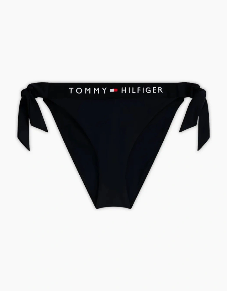 TH Original Cheeky Side-Tie Swim Bikini Bottoms, Navy