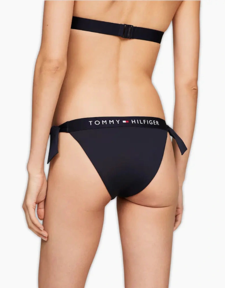 TH Original Cheeky Side-Tie Swim Bikini Bottoms, Navy