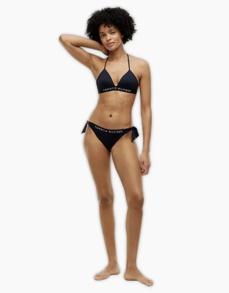 TH Original Cheeky Side-Tie Swim Bikini Bottoms, Navy