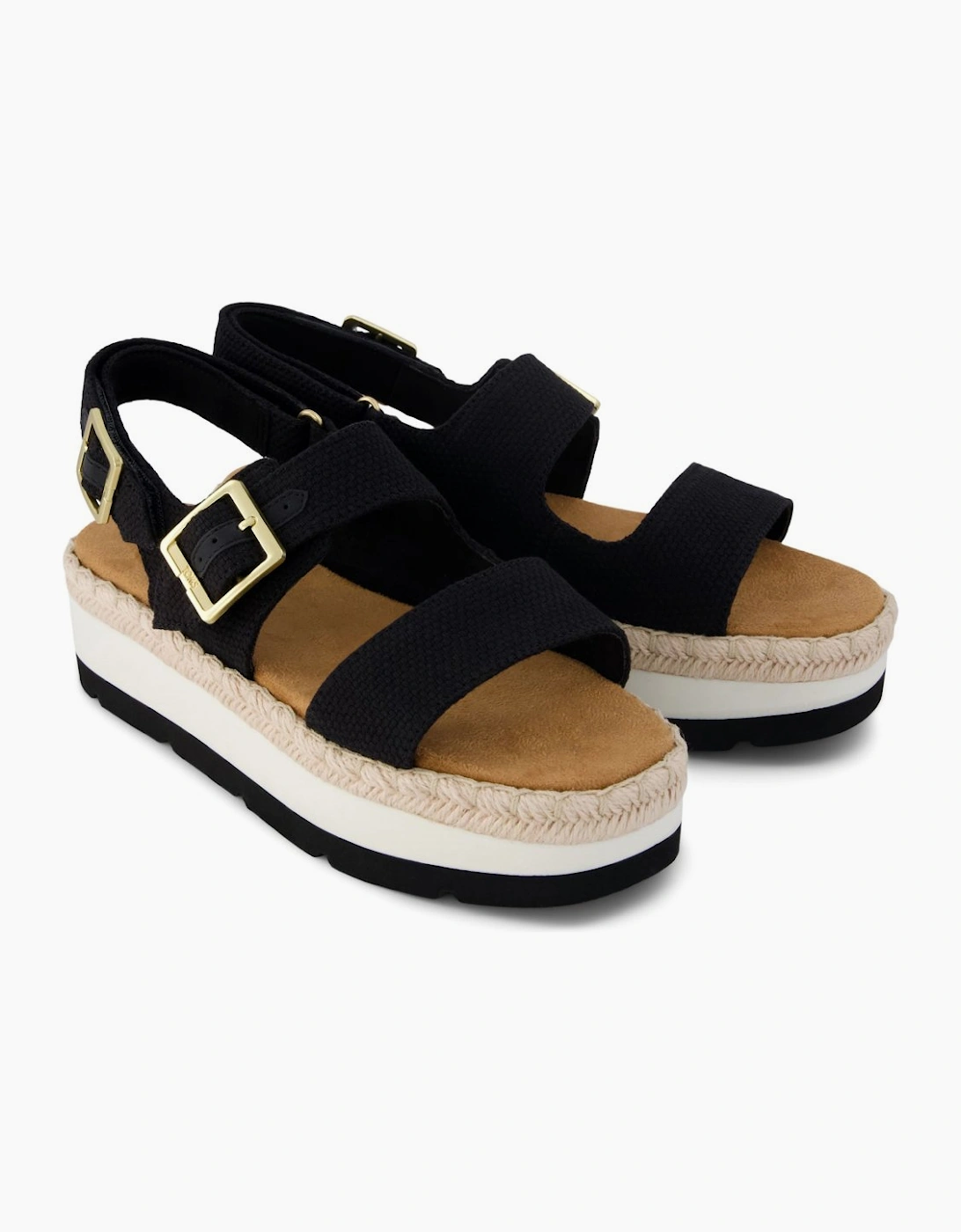 Giana Womens Flatform Sandals