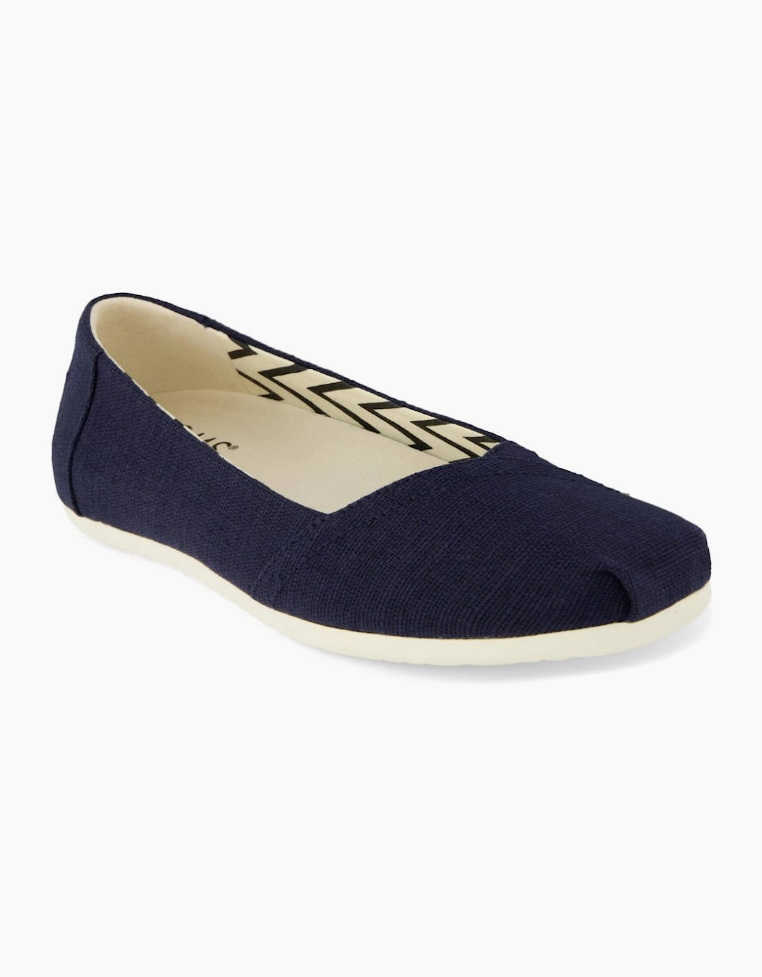 Toms Women's Navy Alpargata Ballet Shoes - Size: 7