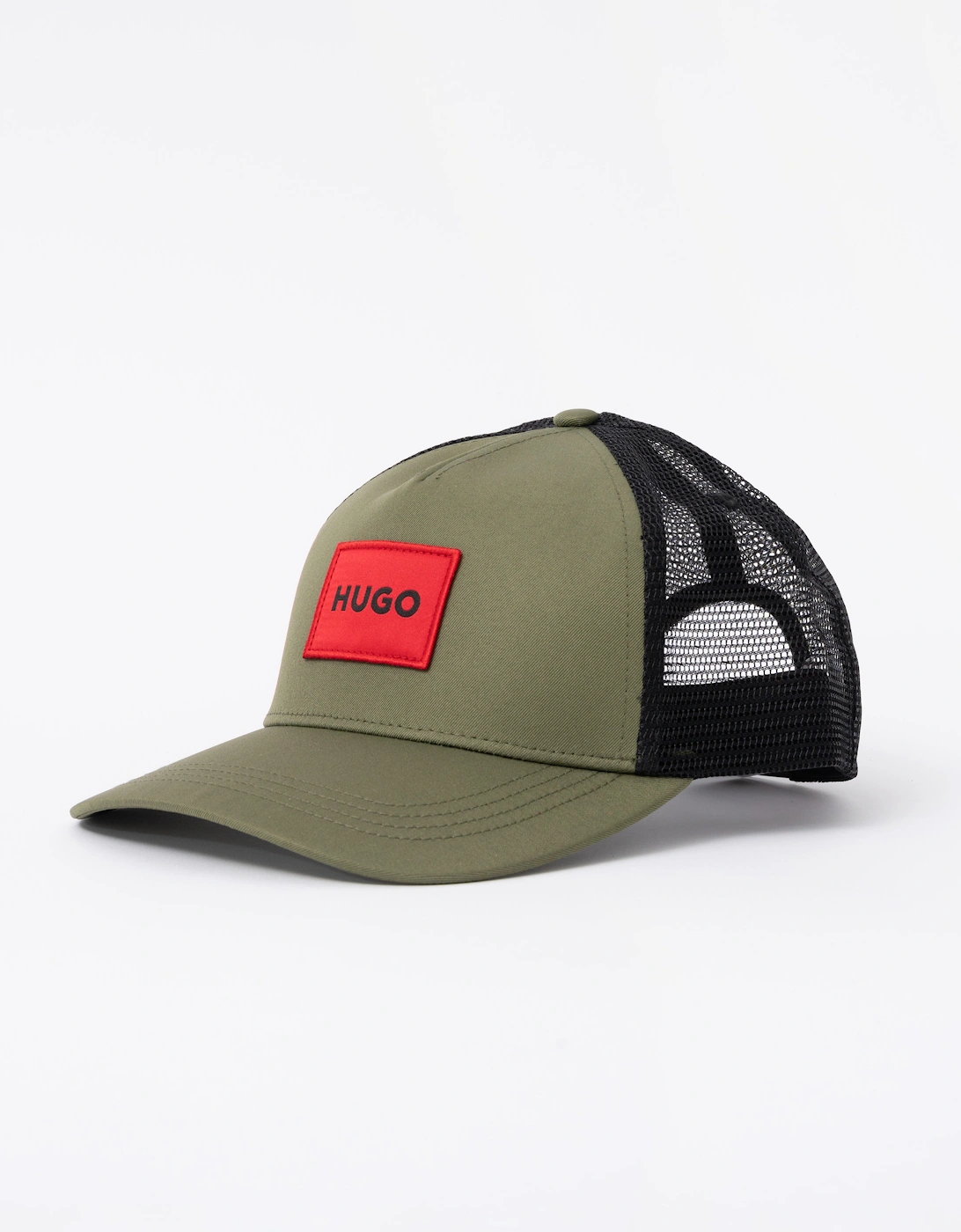 HUGO Kody Mens Logo Patch Cap - Open Green 388