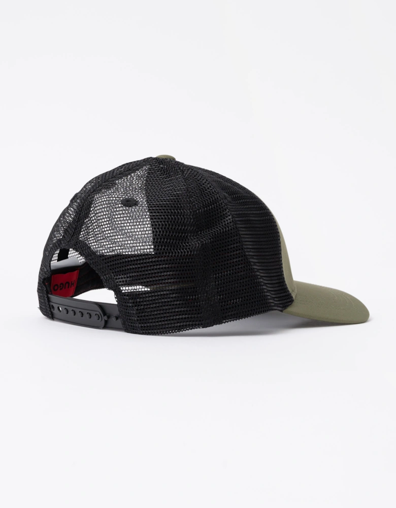 HUGO Kody Mens Logo Patch Cap - Open Green 388