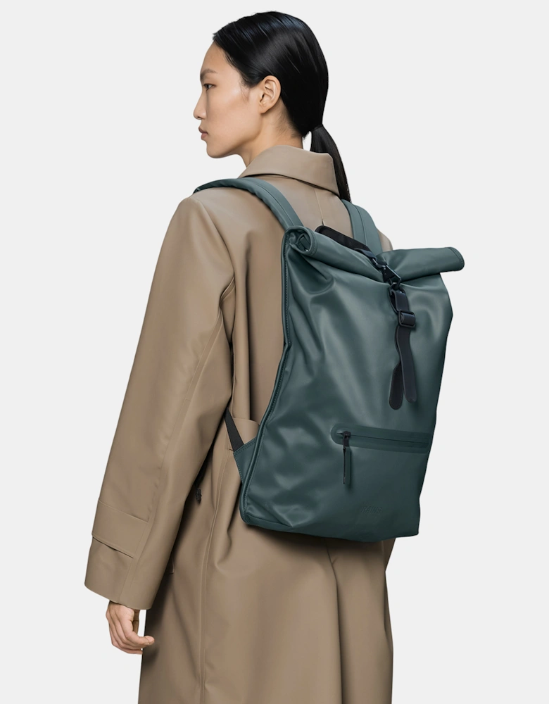 Rains Unisex Rolltop Rucksack - 175 Mystique