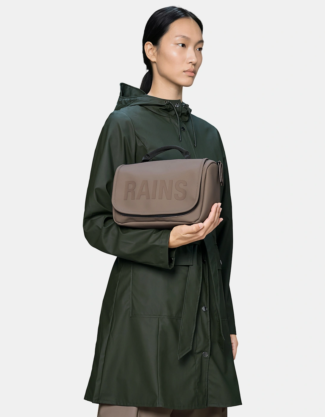 Rains Texel Wash Bag - 173 Cinder