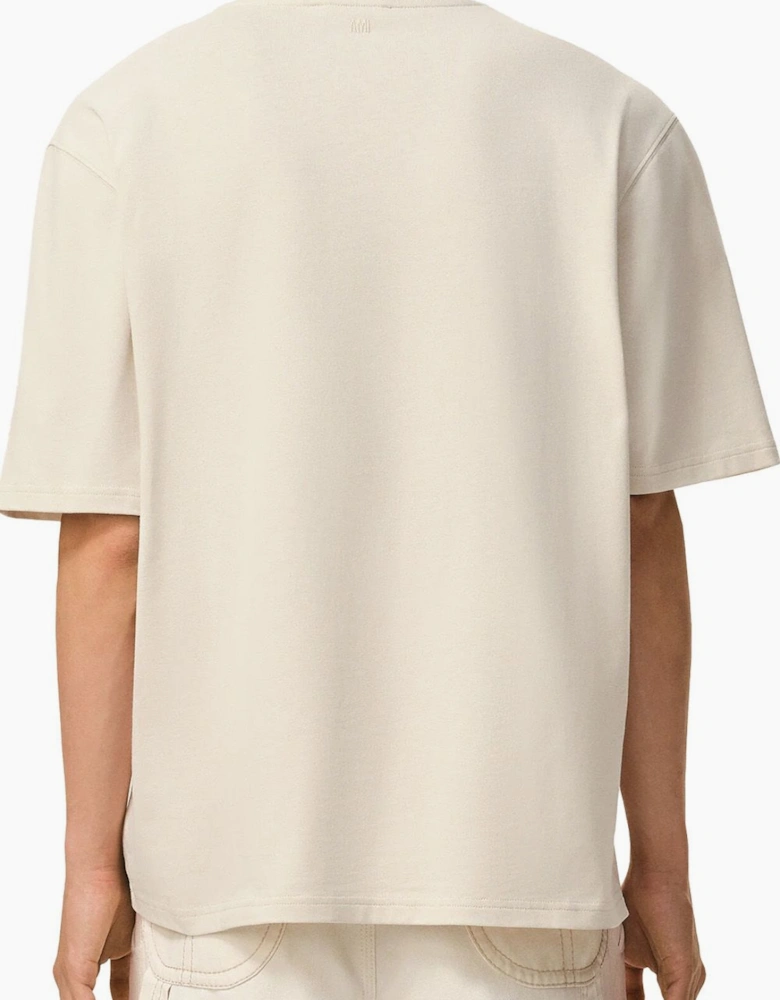 Men's Moonlight/Sunset Red Ami Paris 'Ami De Coeur' Heavy Cotton T-Shirt