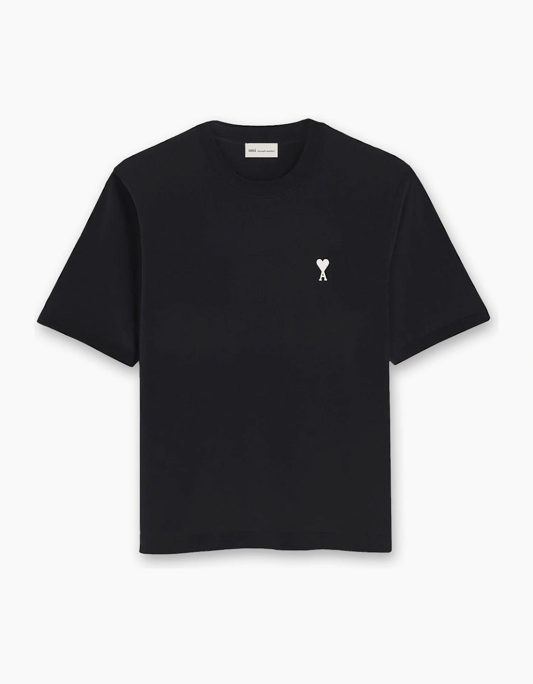 Men's AMI Black 'Ami De Coeur' Et Imprime Place Des Victoires Au Dos T-Shirt
