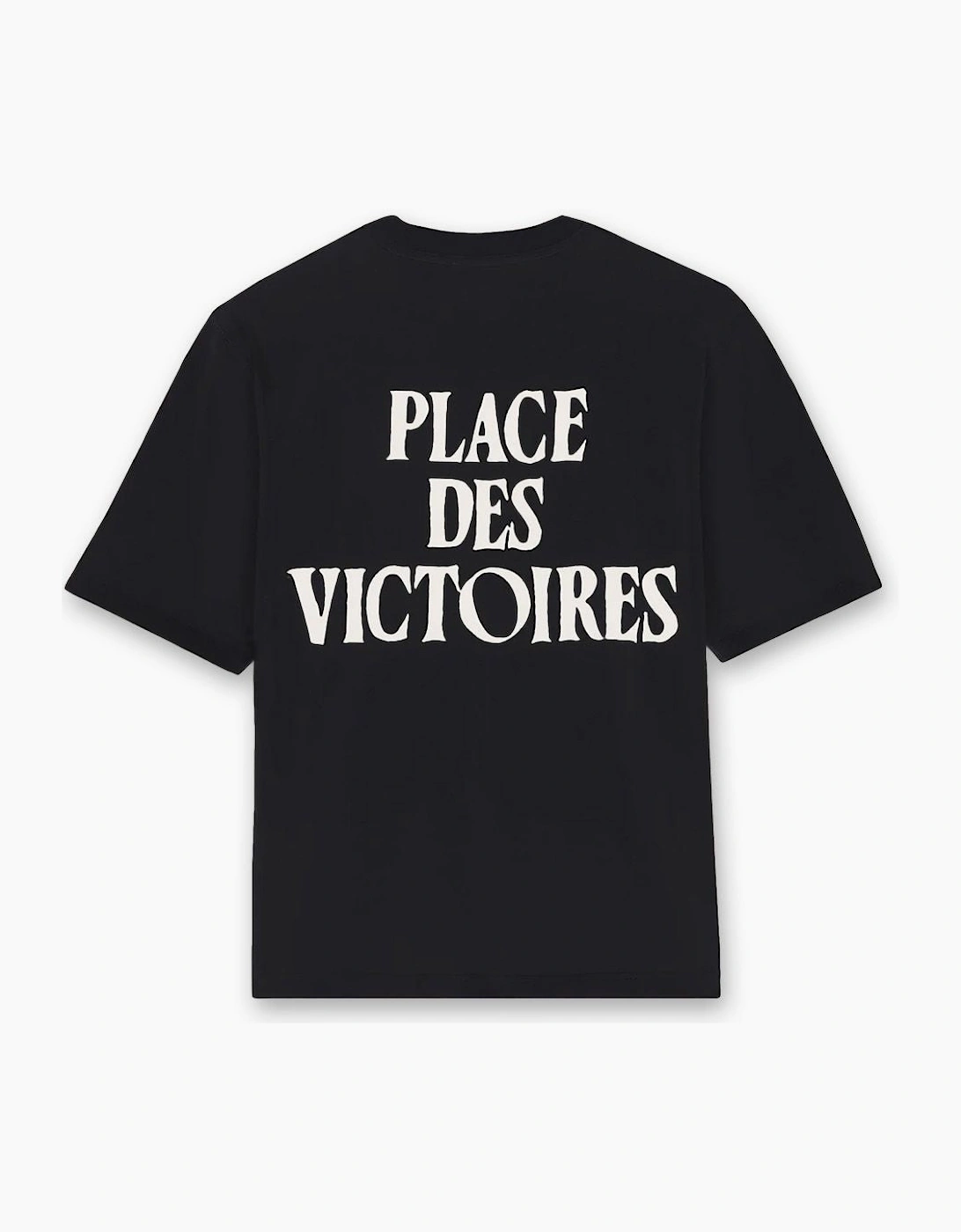 Men's AMI Black 'Ami De Coeur' Et Imprime Place Des Victoires Au Dos T-Shirt